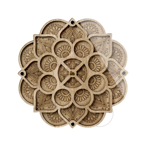 Wood Bead Organizer Tray With Lid "sunflower" | Seed Bead Storage Container Case | Bead Box | Beading Tools