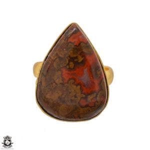 Shop Agate Rings! Size 6.5 – Size 8 Seam Agate Ring Meditation Ring 24K Gold Ring GPR1541 | Natural genuine Agate rings, simple unique handcrafted gemstone rings. #rings #jewelry #shopping #gift #handmade #fashion #style #affiliate #ad