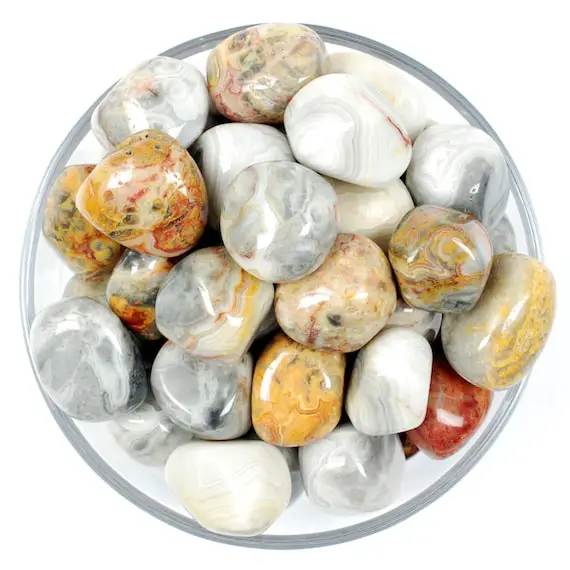 Crazy Lace Agate Tumbled Stone, Crazy Lace Agate, Tumbled Stones, Agate Crytal, Agate Stone, Crystals, Rocks, Stones, Gemstones, Gifts, Gems