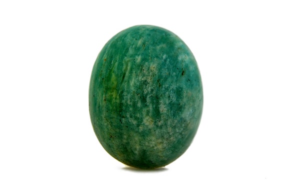 Amazonite Cabochon Stone (32mm X 26mm X 10mm) - Oval Gemstone