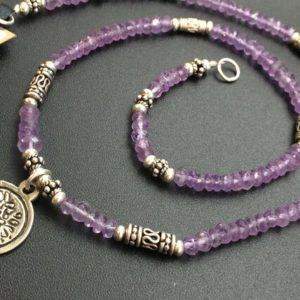 Shop Amethyst Necklaces! Amethyst Beaded Necklace | Natural genuine Amethyst necklaces. Buy crystal jewelry, handmade handcrafted artisan jewelry for women.  Unique handmade gift ideas. #jewelry #beadednecklaces #beadedjewelry #gift #shopping #handmadejewelry #fashion #style #product #necklaces #affiliate #ad