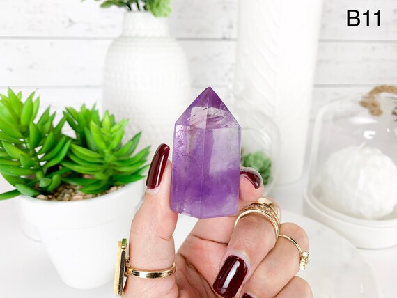Natural Amethyst Crystal Point Large Amethyst Tower Healing Crystals Home Decor Crystal Gifts