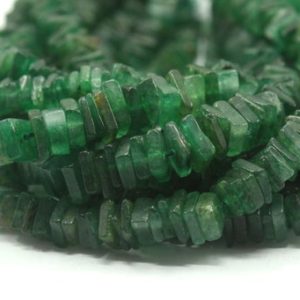 Shop Aventurine Bead Shapes! 16"Long Best Quality 1 Strand Natural Green Aventurine Gemstone, Smooth Heishi Beads,Size 5-6 MM Square Beads Making Aventurine Jewelry | Natural genuine other-shape Aventurine beads for beading and jewelry making.  #jewelry #beads #beadedjewelry #diyjewelry #jewelrymaking #beadstore #beading #affiliate #ad
