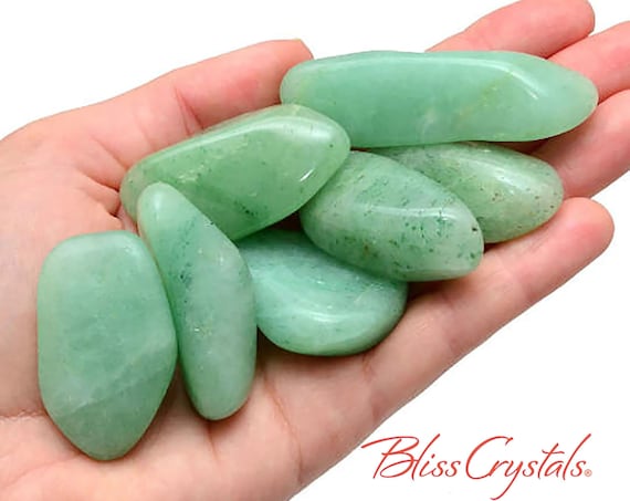 Light Green Aventurine Tumbled Stone Healing Crystal And Stone For Prosperity #ga01