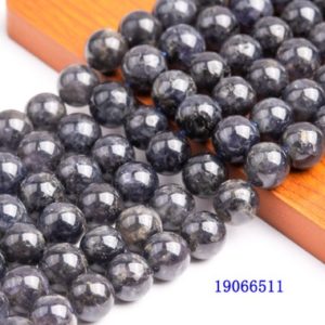 Natural Dark Blue Iolite Gemstone Grade AA Round 10mm 11mm Loose Beads | Natural genuine beads Gemstone beads for beading and jewelry making.  #jewelry #beads #beadedjewelry #diyjewelry #jewelrymaking #beadstore #beading #affiliate #ad