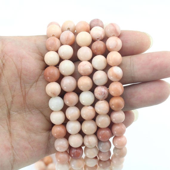 Pink Aventurine, Natural Multi Tones Pink Jade Beads, Semi-precious Stone Beads, Wholesale Loose Beads, Diy Jewelry Making-15 Inches-stn0050