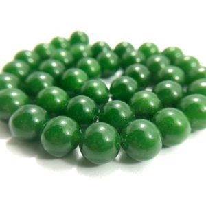 Shop Jade Beads! Natural Dark Green Jade Beads, Dark Green Beads, Dark Green Gemstone Beads, Round Natural Stone Beads, 4mm 6mm 8mm 10mm 12mm | Natural genuine beads Jade beads for beading and jewelry making.  #jewelry #beads #beadedjewelry #diyjewelry #jewelrymaking #beadstore #beading #affiliate #ad