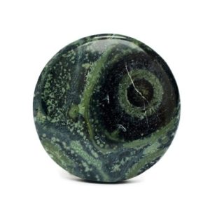 Shop Jasper Cabochons! Kambaba Jasper Cabochon (29mm x 29mm x 6mm) –  Round Stone Cab – Gemstone Cabochon – Natural Jasper – Green Jasper Crystal | Natural genuine stones & crystals in various shapes & sizes. Buy raw cut, tumbled, or polished gemstones for making jewelry or crystal healing energy vibration raising reiki stones. #crystals #gemstones #crystalhealing #crystalsandgemstones #energyhealing #affiliate #ad