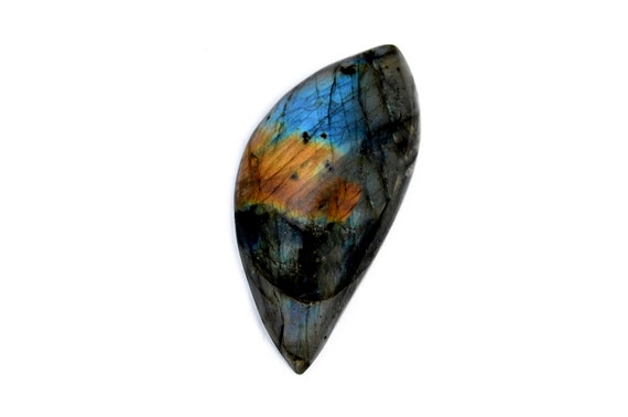 Rainbow Labradorite Crystal Cabochon (43mm X 20mm X 7mm) - Free Form Gemstone