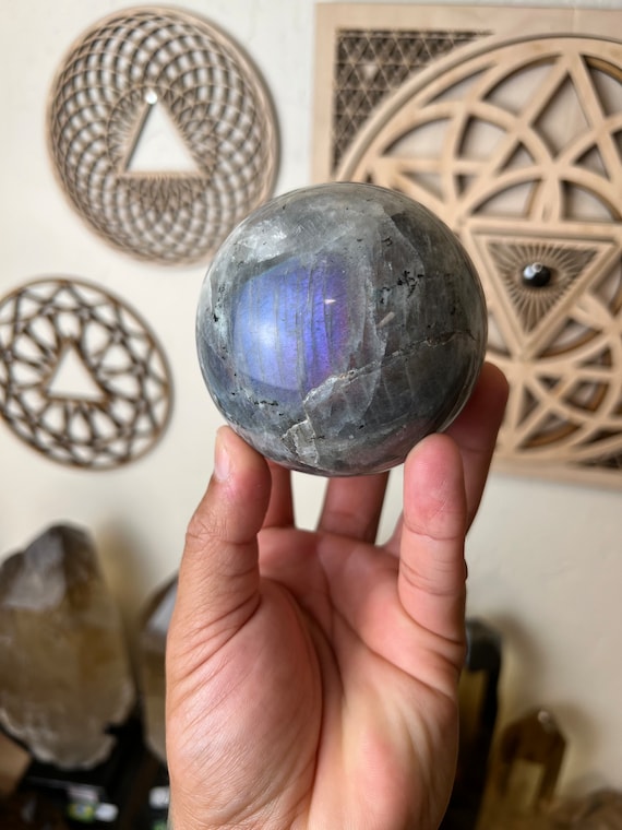 Mystical Labradorite Sphere (70mm)