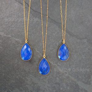 Shop Lapis Lazuli Pendants! Gold Lapis Necklace , Lapis Necklace , Lapis Lazuli Necklace, Lapis Pendant, Lapis Lazuli Jewelry,  Anniversary Gift, Gift for Wife | Natural genuine Lapis Lazuli pendants. Buy crystal jewelry, handmade handcrafted artisan jewelry for women.  Unique handmade gift ideas. #jewelry #beadedpendants #beadedjewelry #gift #shopping #handmadejewelry #fashion #style #product #pendants #affiliate #ad