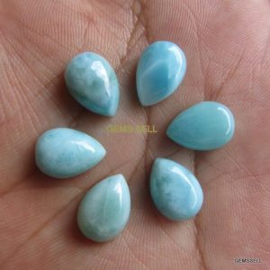 Shop Larimar Cabochons! 1 Pieces 10x14mm Larimar Cabochon Pear Loose Gemstone, Larimar Pear Cabochon Gemstone, Larimar Cabochon Pear Loose Gemstone | Natural genuine stones & crystals in various shapes & sizes. Buy raw cut, tumbled, or polished gemstones for making jewelry or crystal healing energy vibration raising reiki stones. #crystals #gemstones #crystalhealing #crystalsandgemstones #energyhealing #affiliate #ad