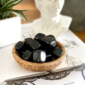 Shop Tumbled Obsidian Crystals & Pocket Stones! Black Obsidian Tumbled Stones for Negativity and EMF Shielding | Natural genuine stones & crystals in various shapes & sizes. Buy raw cut, tumbled, or polished gemstones for making jewelry or crystal healing energy vibration raising reiki stones. #crystals #gemstones #crystalhealing #crystalsandgemstones #energyhealing #affiliate #ad