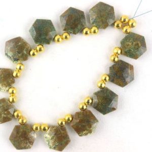 Shop Ocean Jasper Faceted Beads! 1 Strand Natural Ocean Jasper,faceted ocean jasper,Jasper Hexagon Shape,Jasper,14x14mm Jasper Stone,Jasper,ocean Jasper,8"Long | Natural genuine faceted Ocean Jasper beads for beading and jewelry making.  #jewelry #beads #beadedjewelry #diyjewelry #jewelrymaking #beadstore #beading #affiliate #ad
