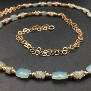 Shop Opal Necklaces! Peruvian Opal and Ethiopian Opal Necklace | Natural genuine Opal necklaces. Buy crystal jewelry, handmade handcrafted artisan jewelry for women.  Unique handmade gift ideas. #jewelry #beadednecklaces #beadedjewelry #gift #shopping #handmadejewelry #fashion #style #product #necklaces #affiliate #ad