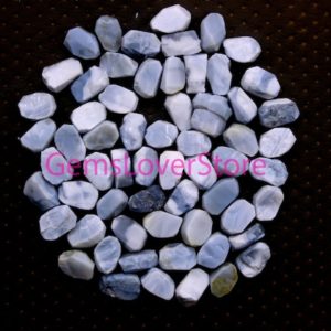 Shop Raw & Rough Opal Stones! 10 Pieces Blue Opal 14-16 MM Unpolished Hand Cut Rough Natural Blue Opal Gemstone Making Jewelry Lucky Charm Opal Rough For Making Jewelry | Natural genuine stones & crystals in various shapes & sizes. Buy raw cut, tumbled, or polished gemstones for making jewelry or crystal healing energy vibration raising reiki stones. #crystals #gemstones #crystalhealing #crystalsandgemstones #energyhealing #affiliate #ad
