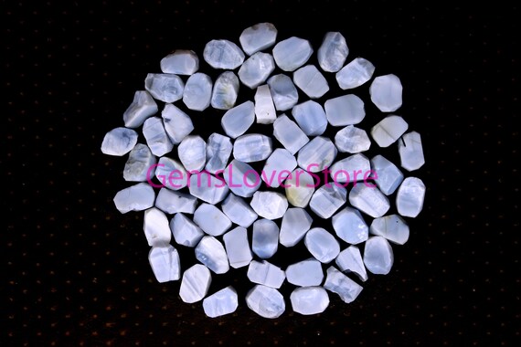 10 Pieces Top Opal Rock 12-14 Mm Amazing Quality Loose Untreated Raw Gemstone Natural Blue Opal Raw Making Jewelry Opal Raw For Jewelry