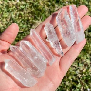 Shop Quartz Stones & Crystals! Clear Quartz Point, Quartz Points, meditation crystals, Crystal Point, Natural Clear Quartz, Natural Point | Natural genuine stones & crystals in various shapes & sizes. Buy raw cut, tumbled, or polished gemstones for making jewelry or crystal healing energy vibration raising reiki stones. #crystals #gemstones #crystalhealing #crystalsandgemstones #energyhealing #affiliate #ad