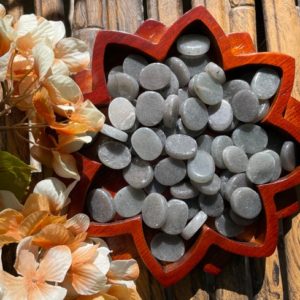 Gray Quartz Coin, Qty. 1 | Natural genuine stones & crystals in various shapes & sizes. Buy raw cut, tumbled, or polished gemstones for making jewelry or crystal healing energy vibration raising reiki stones. #crystals #gemstones #crystalhealing #crystalsandgemstones #energyhealing #affiliate #ad