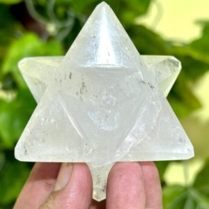 Very Beautiful 68MM Clear Quartz Crystal Stone Meditation Metaphysical Healing Power Aura Reiki Merkaba Star | Natural genuine stones & crystals in various shapes & sizes. Buy raw cut, tumbled, or polished gemstones for making jewelry or crystal healing energy vibration raising reiki stones. #crystals #gemstones #crystalhealing #crystalsandgemstones #energyhealing #affiliate #ad