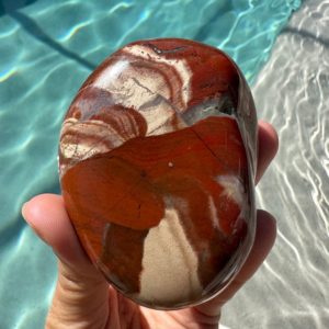 Shop Red Jasper Shapes! XL red jasper palmstone, courage , strength, protection | Natural genuine stones & crystals in various shapes & sizes. Buy raw cut, tumbled, or polished gemstones for making jewelry or crystal healing energy vibration raising reiki stones. #crystals #gemstones #crystalhealing #crystalsandgemstones #energyhealing #affiliate #ad