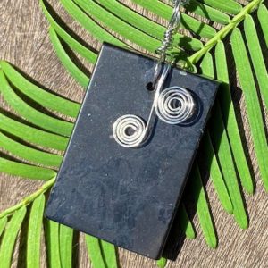 Shop Shungite Necklaces! Shungite, Stainless Steel, EMF Protection, Healing Stone Necklace with Positive Healing Energy! | Natural genuine Shungite necklaces. Buy crystal jewelry, handmade handcrafted artisan jewelry for women.  Unique handmade gift ideas. #jewelry #beadednecklaces #beadedjewelry #gift #shopping #handmadejewelry #fashion #style #product #necklaces #affiliate #ad