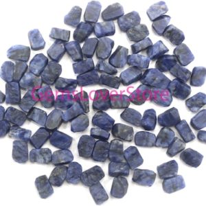 Shop Raw & Rough Sodalite Stones! 15 Pieces Jewelry Raw 12-14 Mm Natural Blue Sodalite Gemstone Untreated Raw Good Quality Sodalite Healing Crystal Rough Loose Gemstone | Natural genuine stones & crystals in various shapes & sizes. Buy raw cut, tumbled, or polished gemstones for making jewelry or crystal healing energy vibration raising reiki stones. #crystals #gemstones #crystalhealing #crystalsandgemstones #energyhealing #affiliate #ad
