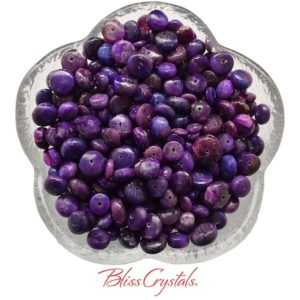 SUGILITE Rondelle 6 mm Beads 2 Pack Drilled Hand Matched from Loose Lot Jewelry & Crafts #SB21 | Natural genuine rondelle Sugilite beads for beading and jewelry making.  #jewelry #beads #beadedjewelry #diyjewelry #jewelrymaking #beadstore #beading #affiliate #ad