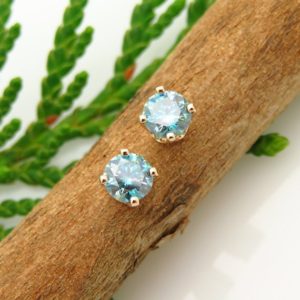 Shop Turquoise Earrings! Turquoise Blue Moissanite Earrings: 14k Gold, Platinum, or Silver Studs | Minimalist Teal Jewelry for Men or Women | Lab Created Gems | Natural genuine Turquoise earrings. Buy handcrafted artisan men's jewelry, gifts for men.  Unique handmade mens fashion accessories. #jewelry #beadedearrings #beadedjewelry #shopping #gift #handmadejewelry #earrings #affiliate #ad