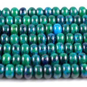 Chrysocolla Rondelle Beads