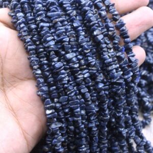 Sapphire Chip Beads