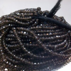 Smoky Quartz Rondelle Beads Smoky Quartz Rondelle Beads