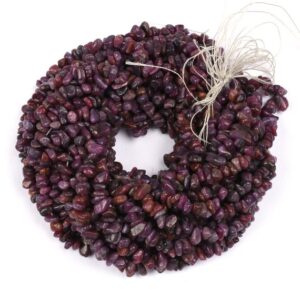 Ruby Chip Beads
