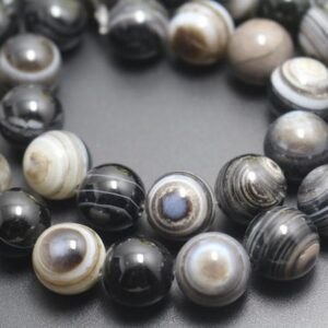 Black Agate Beads