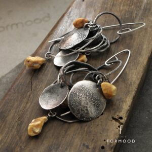 Amber Earrings