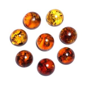 Amber Round Beads