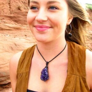 Amethyst druzy crystal necklace, christmas gift ideas for her, gift ideas for the jewelry lover, womens jewelry, purple crystal, wife gift