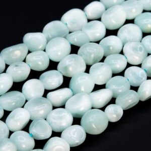 Angelite Chip Beads