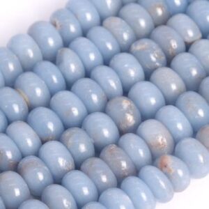 Angelite Rondelle Beads