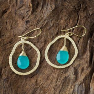 Blue Calcite Earrings Blue Calcite Earrings