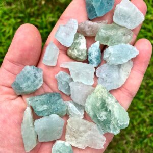 Raw Aquamarine Crystals Raw Aquamarine Crystals