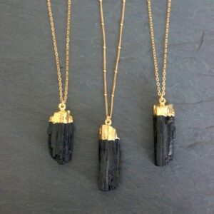 Black Tourmaline Pendants