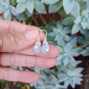 Blue Lace Agate Earrings Blue Lace Agate Earrings