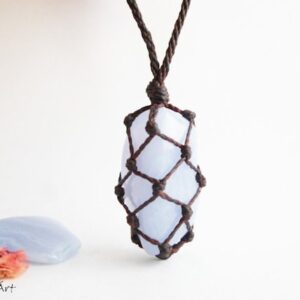 Blue Lace Agate Necklaces Blue Lace Agate Necklaces