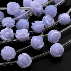 Blue Lace Agate Bead Shapes