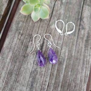 Charoite Earrings