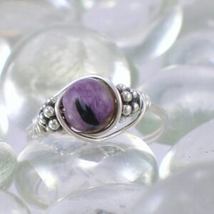Charoite Rings