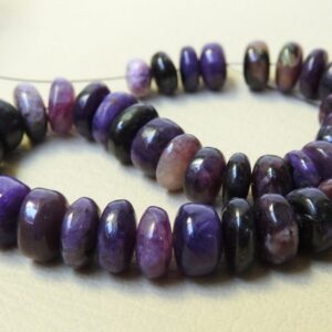 Charoite Rondelle Beads