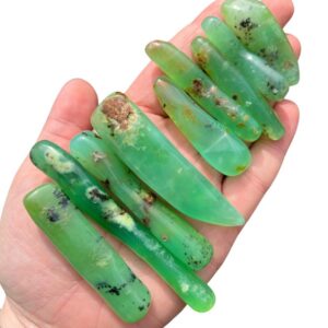 Chrysoprase Points & Wands Chrysoprase Points & Wands