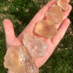 Raw Citrine Crystals Raw Citrine Crystals